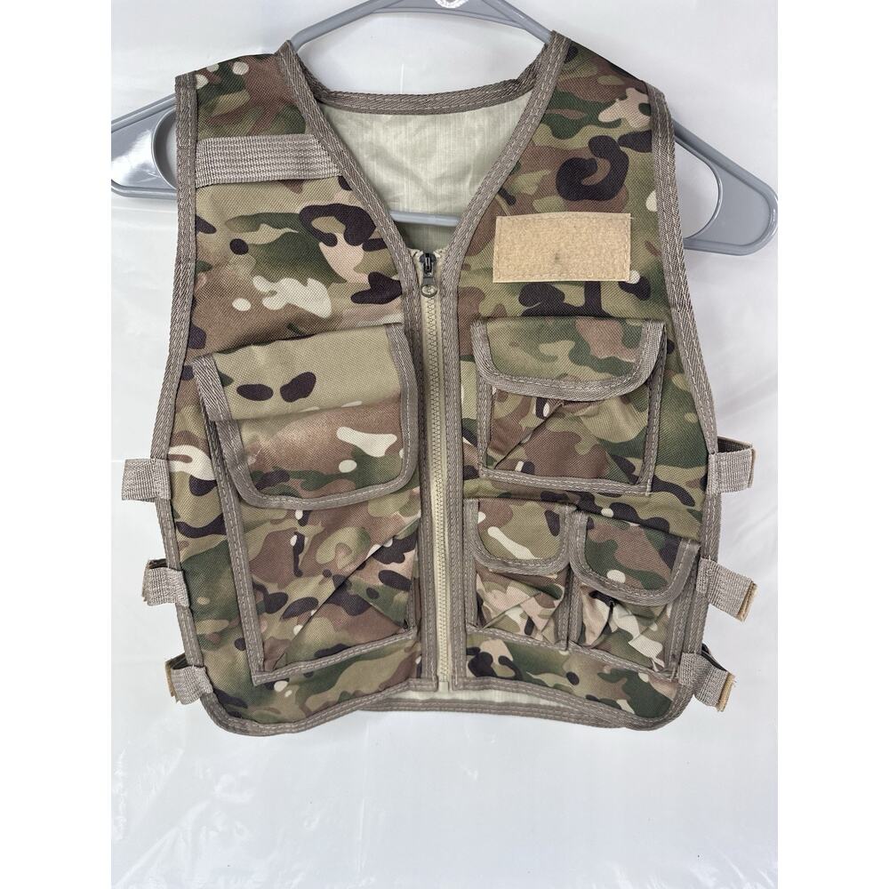 Tactical Vest For Kids Costume Halloween Cosplay Dress Up Army